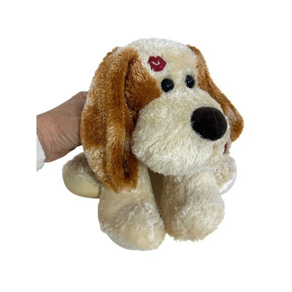 Aurora World Pucker Up Puppy Dog Valentine’s Day Sits Kisses Says “ I Love You” - Picture 9 of 9